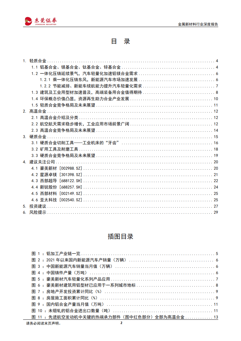 开云app:新材料系列报告之——先进有色金属材料 前沿合金提质增效新型辉光日新(图2)